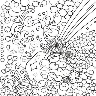 Dot Markers Rainbow Coloring Page 29663-23758