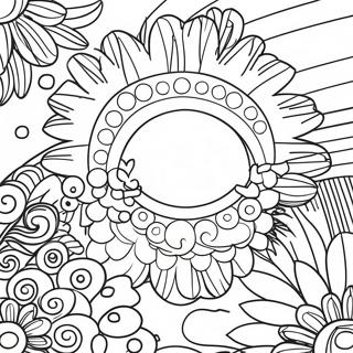 Dot Markers Rainbow Coloring Page 29663-23759