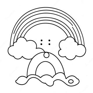 Dot Markers Rainbow Coloring Page 29663-23760