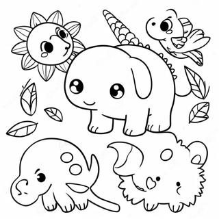 Dot Markers Animal Friends Coloring Page 29664-23763