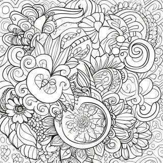 Vibrant Posca Markers Coloring Page 29674-23773