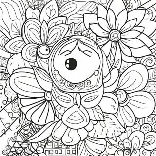 Vibrant Posca Markers Coloring Page 29674-23775