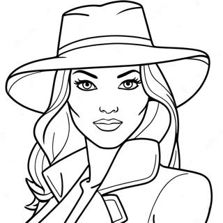 Carmen Sandiego Coloring Page 29683-23778