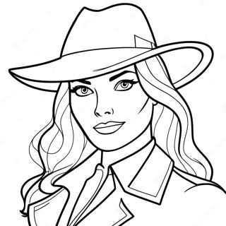 Carmen Sandiego Coloring Page 29683-23780