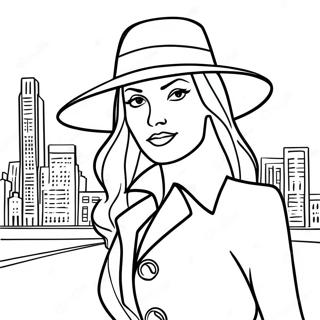 Carmen Sandiego In A Mysterious City Coloring Page 29684-23781