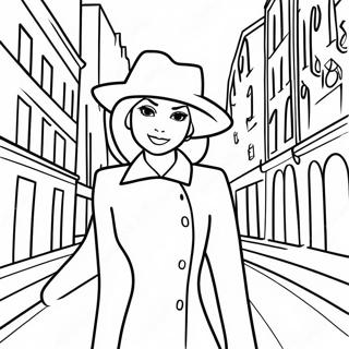 Carmen Sandiego In A Mysterious City Coloring Page 29684-23784