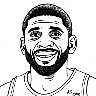 Kyrie Irving Action Shot Coloring Page 29753-23835