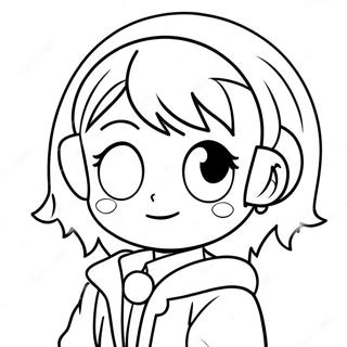 Cute Manga Characters Coloring Page 29804-23880