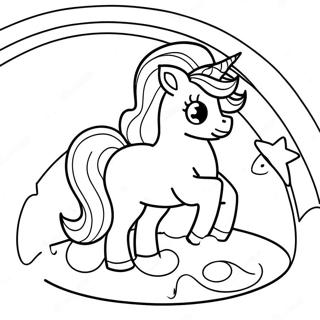 Unicorn Poop Rainbow Swirl Coloring Page 29813-23882