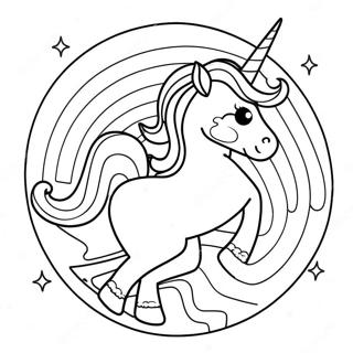 Unicorn Poop Rainbow Swirl Coloring Page 29813-23884