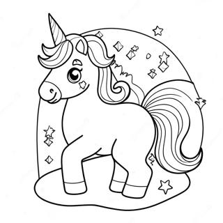 Sparkly Unicorn Poop Coloring Page 29814-23897