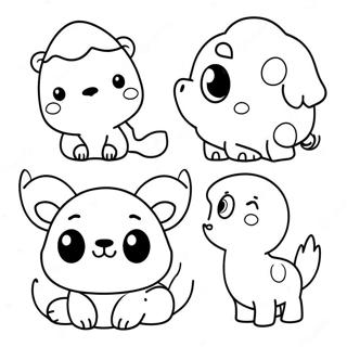 Cute Animals Coloring Pages