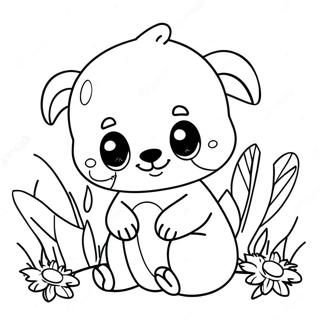 Cute Animals Coloring Page 29833-23894