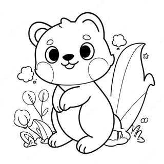 Cute Animals Coloring Page 29833-23895