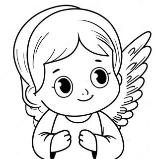 Little Angel Coloring Page 29843-23908