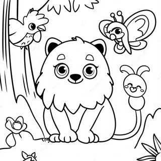 Rainforest Animals Coloring Page 29853-23914