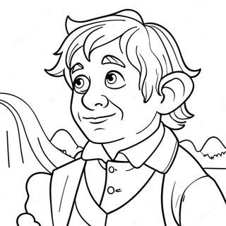 Bilbo Baggins Adventure Coloring Page 29874-23945