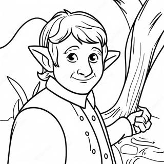 Bilbo Baggins Adventure Coloring Page 29874-23946