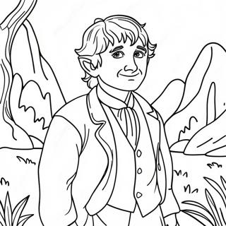 Bilbo Baggins Adventure Coloring Page 29874-23948