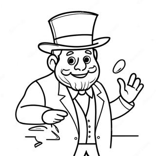 Magician Coloring Pages