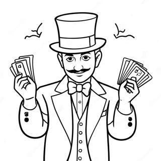 Magician Coloring Page 29883-23934