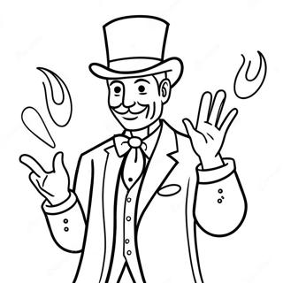 Magician Coloring Page 29883-23935