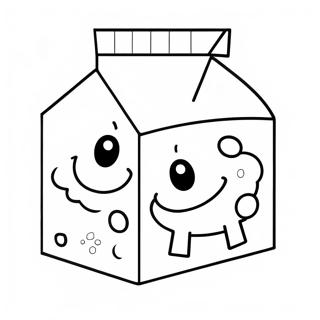 Milk Carton Coloring Pages