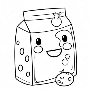 Cute Milk Carton Coloring Page 29893-23942