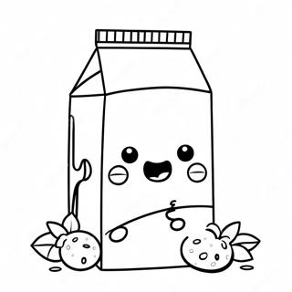 Cute Milk Carton Coloring Page 29893-23943