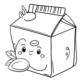 Cute Milk Carton Coloring Page 29893-23944