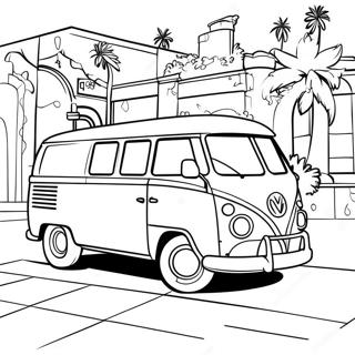 Van Coloring Pages