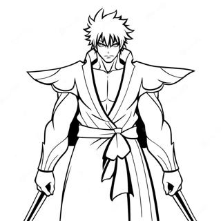 Ichigo In Shinigami Outfit Coloring Page 29914-23998