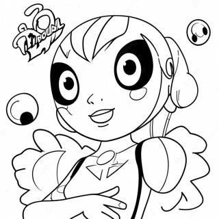 Miraculous Ladybug Superhero Coloring Page 29923-23966