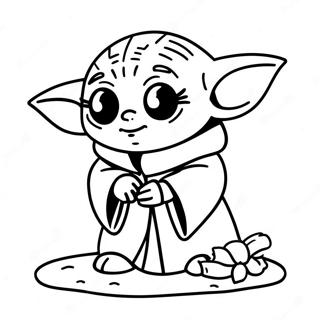 Baby Yoda Christmas Coloring Page 29933-23974