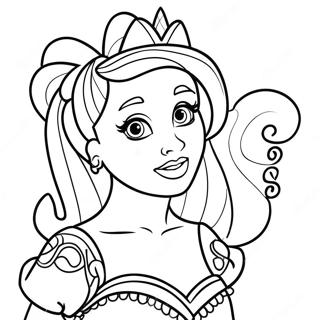 Punk Disney Princess Coloring Pages