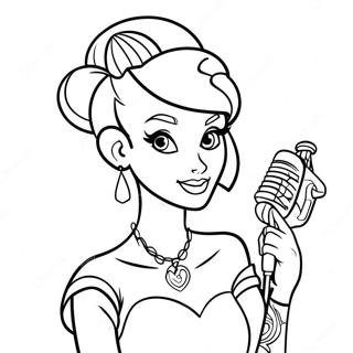 Punk Disney Princess Coloring Page 29943-23984