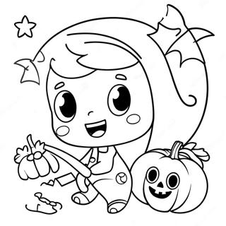 Cocomelon Halloween Coloring Page 29983-24022