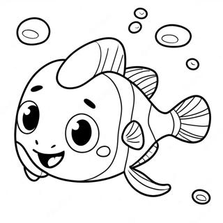 Adventurous Zooli Bubble Guppies Coloring Page 30004-24034