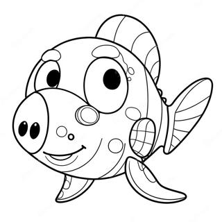 Adventurous Zooli Bubble Guppies Coloring Page 30004-24036