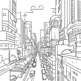 Cyberpunk Coloring Pages