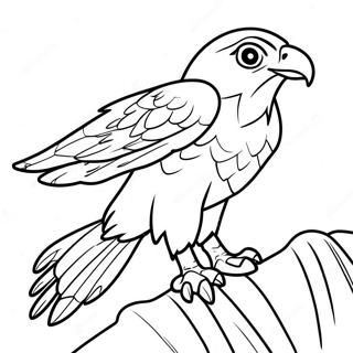 Jet The Hawk Coloring Page 30023-24045