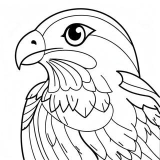 Jet The Hawk Coloring Page 30023-24047