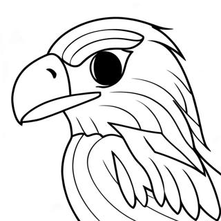 Jet The Hawk Coloring Page 30023-24048