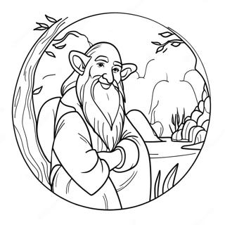 The Hobbit Coloring Page 30043-24063