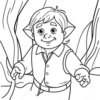 Bilbo Baggins Adventurous Coloring Page 30044-24067