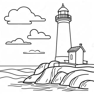 Lighthouse Coloring Page 3006-2442