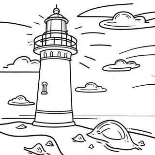 Lighthouse Coloring Page 3006-2444