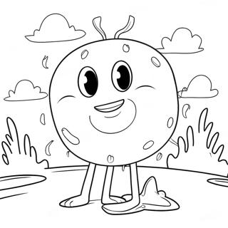 Cloudy With A Chance Of Meatballs Coloring Pages