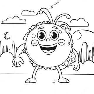 Cloudy With A Chance Of Meatballs Coloring Page 30073-24087