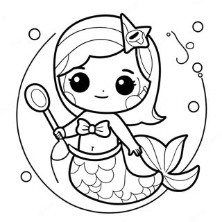 Boy Mermaid Coloring Pages